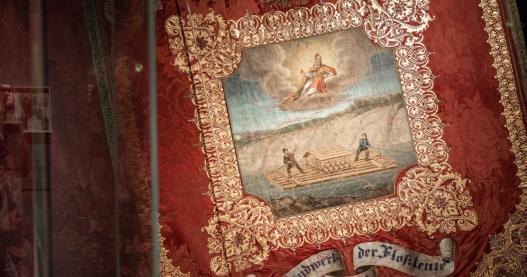 historische Flößerfahne