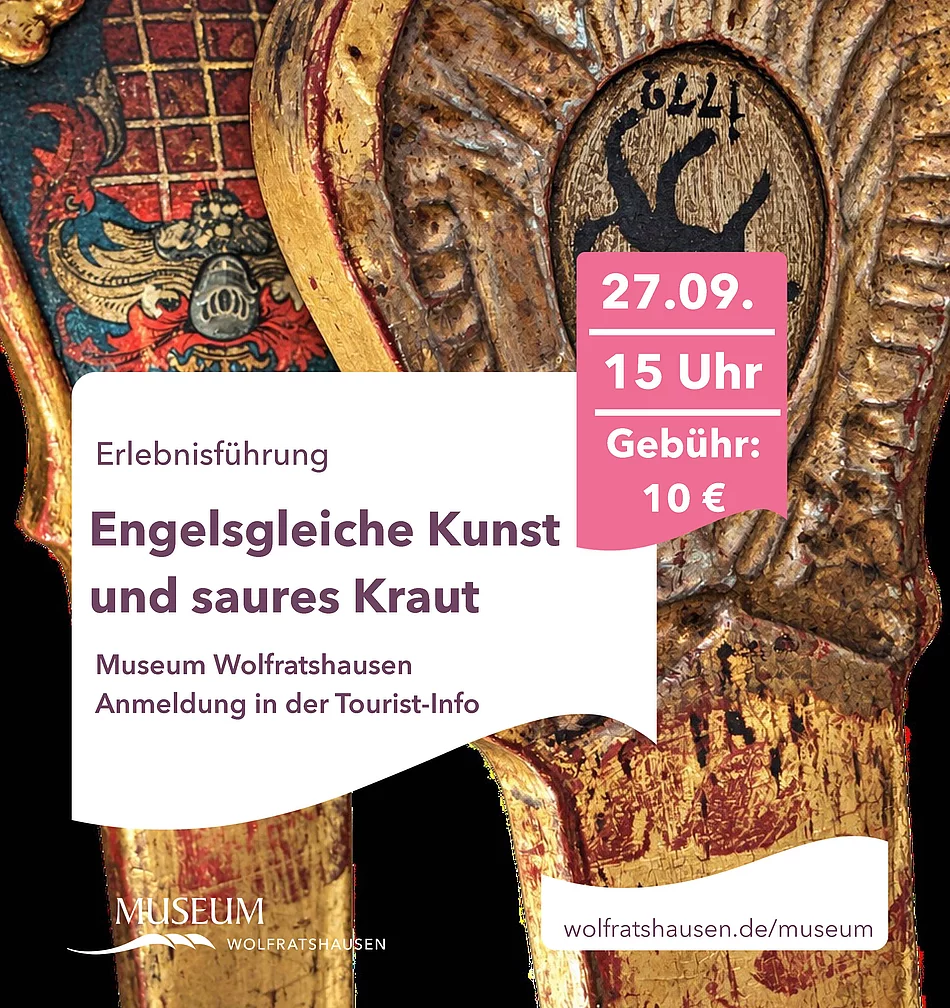 Plakat zur Erlebnisführung im Museum Wolfratshausen