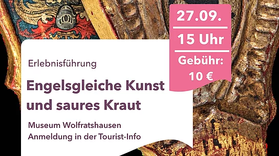 Plakat zur Erlebnisführung im Museum Wolfratshausen