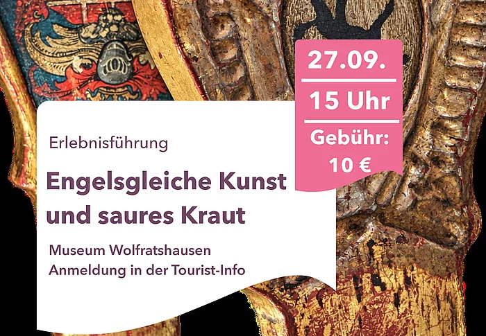 Plakat zur Erlebnisführung im Museum Wolfratshausen
